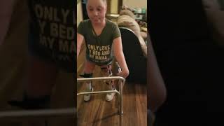 Arthrogryposis Diagnosis and Treatment  Patient Testimonial Aubrey [upl. by Celestyna]