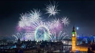 London Happy New Year 2019 Eve Best Celebration Fireworks Show in World Welcome 2019 in Big Ben BBC [upl. by Wystand268]