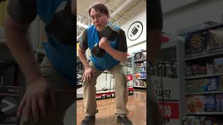 30 lb one arm curl fitnessmotivation walmart sports calmdown [upl. by Anabel]