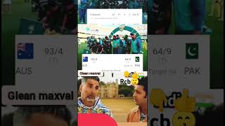 India clean sweep aus vs pak win aus tmkoc shorts maxwell rcb rc22batting maxwellcat [upl. by Annairda]