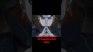 Kakashi hand signs anime kakashi sharingan [upl. by Atelra]