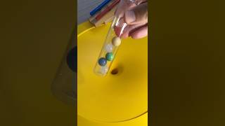 HABA Metallophone  Slope amp Yellow Large Circle  6 Natural Stone Marbles asmr [upl. by Nan218]