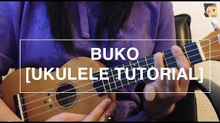 Buko  Jireh Lim Ukulele Tutorial [upl. by Tol]