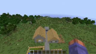 Large flat land plains npc village Minecraft seed 1710 [upl. by Bak]