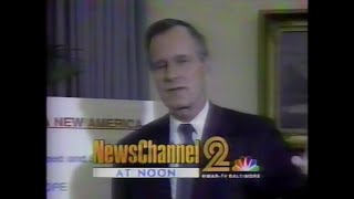 May 13 1992 commercials with WMAR Noon News clip [upl. by Bronnie]