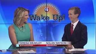 News 4 WakeUp brings in a student anchor [upl. by Poler]