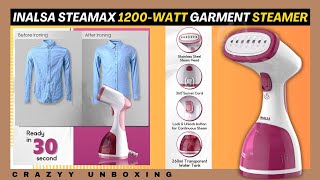 Garment steamer review  Inalsa steamax 1200watt garment steamer  Best garment steamer 2024 [upl. by Hux207]