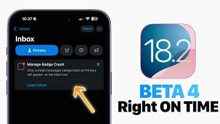 iOS 182 Beta 4  Right on Time [upl. by Htnicayh]