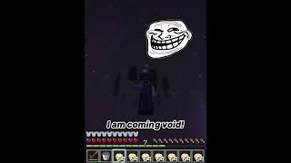 Infinite Time In Void With No Death  Minecraftshortsminecraft [upl. by Faina]