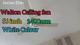 Walton Ceiling fan 56 inch 1400mm White Colour [upl. by Nisaj]