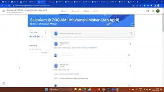 1 SELENIUM9 00 PM by Mr Vamshi Mohan 02 06 2023 Naresh i Technologies [upl. by Nwahs]