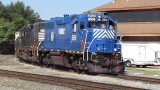 Decatur amp Eastern Illinois RR WB Freight  Sept 15 2018 [upl. by Rehctaht349]