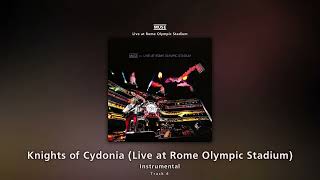 Knights of Cydonia Live at Rome Olympic Stadium Instrumental  Muse [upl. by Skipper]