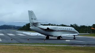 Cessna Citation Sovereign Decolagem Americana em Angra dos Reis RJ [upl. by Padraic]