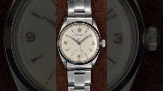 Rolex Oyster Perpetual Precision Vintage Front and Back Ref6548 ロレックス オイスター パーペチュアル ヴィンテージ スイス 表裏 [upl. by Ettezil]