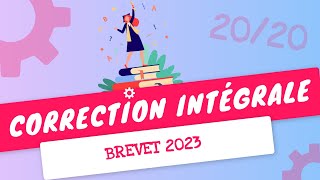 ON CORRIGE LÉPREUVE DE français DU BREVET 2023 [upl. by Malcom]