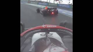 Liam Lawson overtakes Max Verstappen at Zandvoort Dutch GP 2023 [upl. by Kablesh]