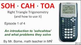 SOHCAHTOA using the TI84 Plus [upl. by Simsar]