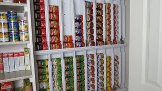 Rotating canned food system  diy [upl. by Acnoib724]