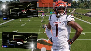 Bengals Offense in Madden 25 Bunch Offset [upl. by Cheston]