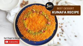 The perfect Kunafa Recipe Crispy and Silky  Kunafa without Oven  कुनाफ़ा  Turkish Sweet Dish [upl. by Strade]