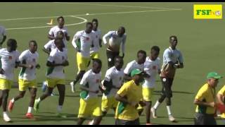 Les lions du Senegal ont effectué  leur deuxième séance dentraînement [upl. by Sapphera655]