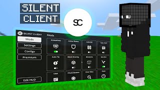 El NUEVO SILENT CLIENT es el MEJOR CLIENTE no PREMIUM Minecraft pvp fps Boost [upl. by Amory]