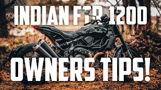 INDIAN FTR 1200 OWNERS TIPS [upl. by Esadnac]