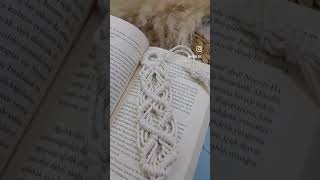 Makrome Kitap Ayracı🍁makrome makromeanahtarlık macrame diy makrometeknikleri kendinyap [upl. by Fons]