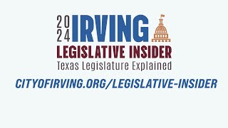 Irving Legislative Insider  Apartment Inspections [upl. by Hcurab]