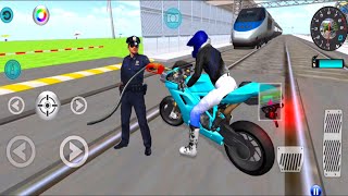 ❎NEW 3D driving class simulator bullet train vs motor bike Gas station  Android gameplays [upl. by Chet681]