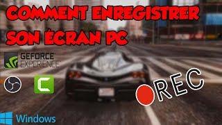 3 APPLICATIONS POUR ENREGISTRER VOTRE ÉCRAN PC ✔201819 [upl. by Ebby252]