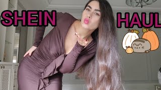 🍂🤎 FALL SHEIN HAUL amp DRESS TRYON شیین [upl. by Amalbergas958]