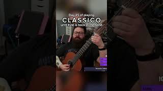 Classico pt 2  Day 45  shorts classicalguitar tenaciousd classico classicalguitarist guitar [upl. by Alekim]