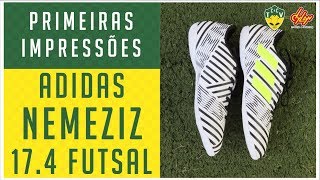 CHUTEIRA ADIDAS NEMEZIZ 174 IN FUTSAL  PRIMEIRAS IMPRESSÕES  ANÁLISE  REVIEW [upl. by Alage6]