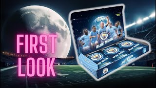 First Look  Blue Moon Manchester City 202425  Hobby Box [upl. by Leryt]