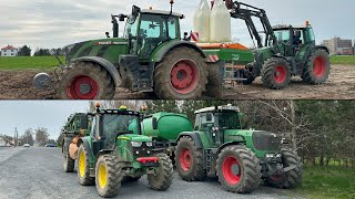 Fendt 724 Vario  Amazone ZATS 3200 ProfisPro Hydro amp John Deere 6110R  Amazone UX 3200 Special [upl. by Hayne]