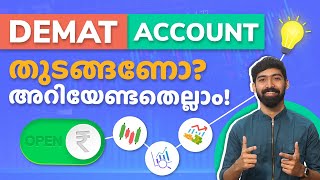 What is Demat account in Malayalam  How to open Demat Account  Stock Market Malayalam [upl. by Philcox540]