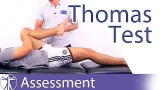 Thomas Test  Iliopsoas Tightness [upl. by Korns158]