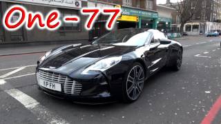 Aston Martin One77  Spotted in London [upl. by Estrellita]