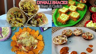 Diwali Recipes Diwali Snacks  दिवाली की 4 आसान और टेस्टी रेसिपी [upl. by Akived751]