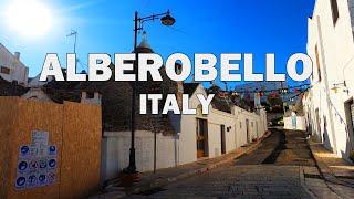 Alberobello Italy  Driving Tour 4K [upl. by Fulbright]