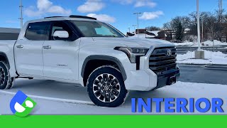 INTERIOR Review  2022 Tundra Limited CrewMax by Toyota [upl. by Jasper274]