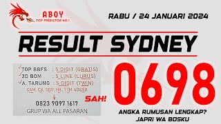 PREDIKSI SDY RABU 24 JANUARI 2024  BOCORAN SDY HARI INI  RUMUS SDY JITU HARI INI  SDY HARI INI [upl. by Loralie113]