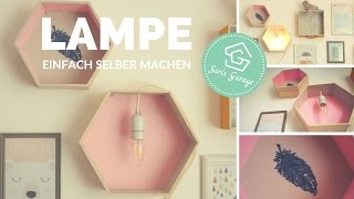 Lampe selber bauen  Kinderlampe DIY  Kinderzimmer Deko  Kidsroom  Anleitung  Kinder Ideen [upl. by Ailedroc46]