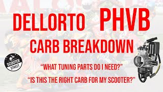 Dellorto PHVB Carb Breakdown  Do you need one Which Tuning Parts To Buy [upl. by Grim]