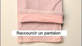 Raccourcir un pantalon en gardant l’ourlet d’origine [upl. by Cardie905]