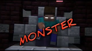 quotSkillet Monsterquot Herobrine Minecraft Music Video [upl. by Anek20]