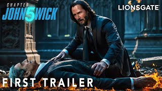 JOHN WICK Chapter 5  1 First Trailer  Keanu Reeves amp Lionsgate 2025  john wick 5 [upl. by Ynnavoj739]