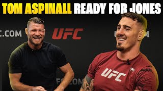 BISPING Tom Aspinall on UFC London Marcin Tybura Jon Jones and Ciryl Gane INTERVIEW [upl. by Blatt]